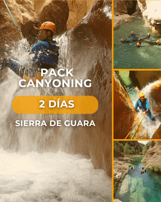 PACK BARRANQUISMO GUARA - CANYONING (2 DÍAS)